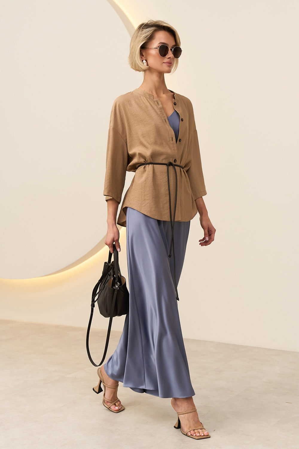 Silk-Touch Dress