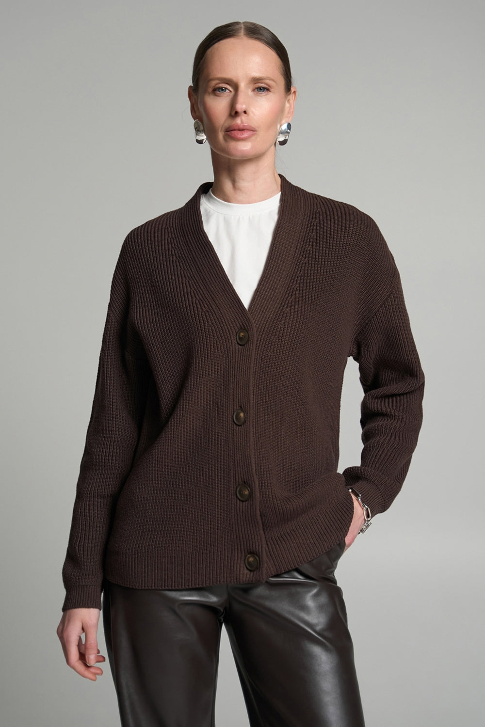 Cardigan Bitter Chocolate
