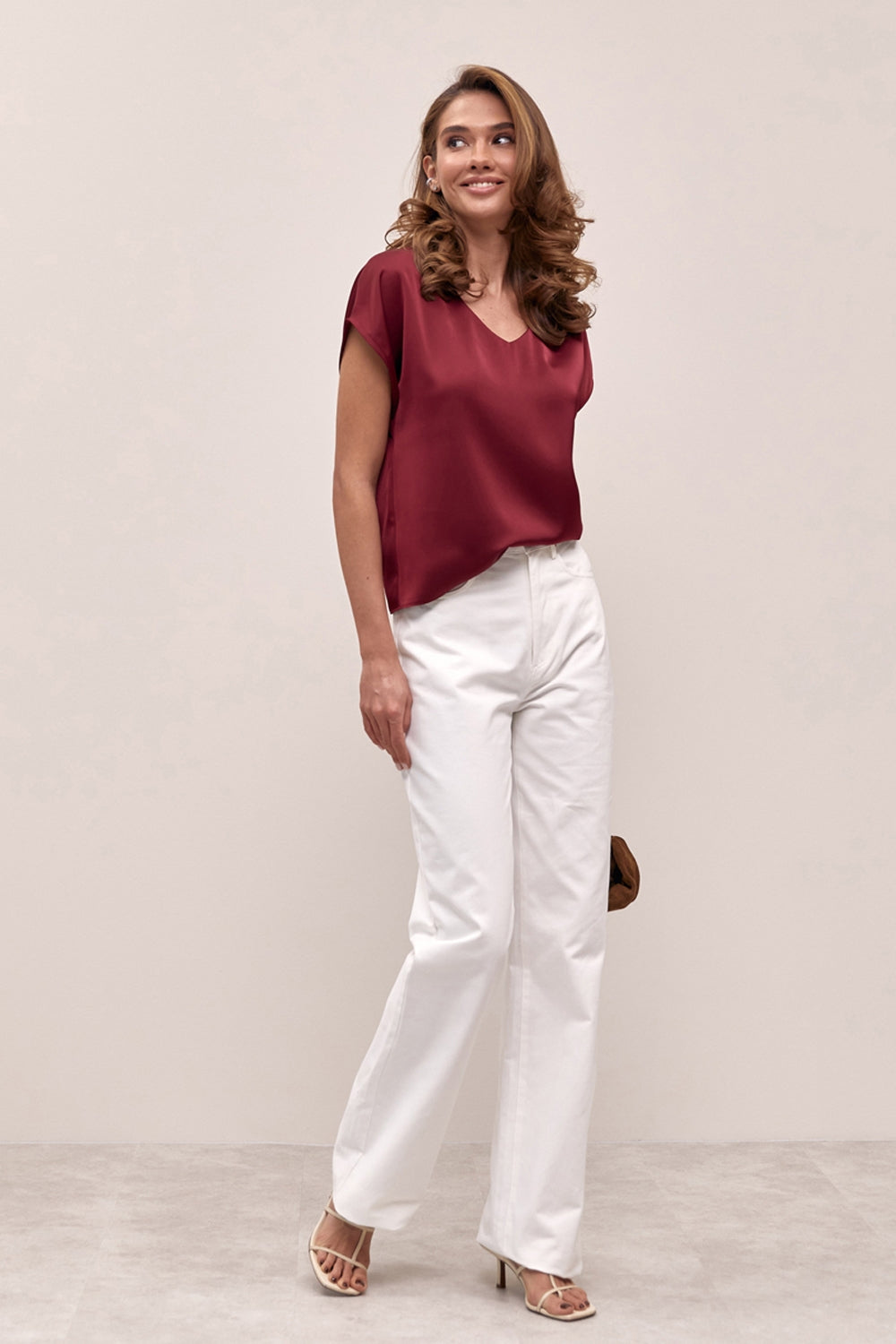 Silk Satin Blouse
