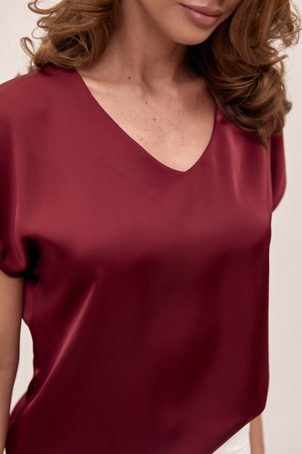 Silk Satin Blouse