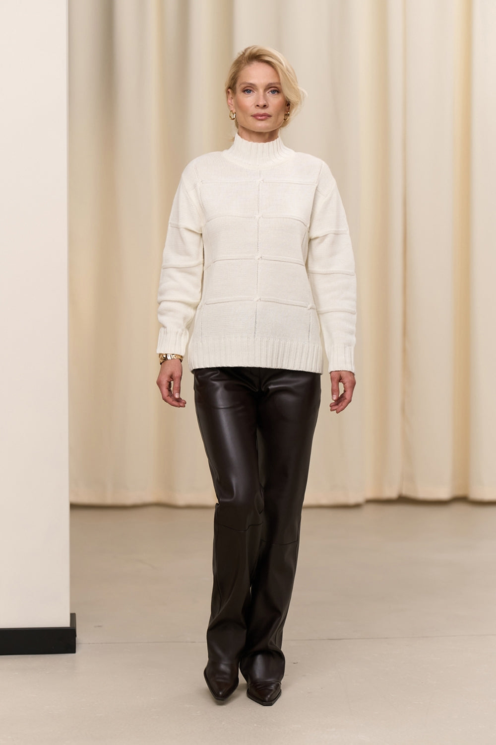 Elegant Eco-Leather Trousers